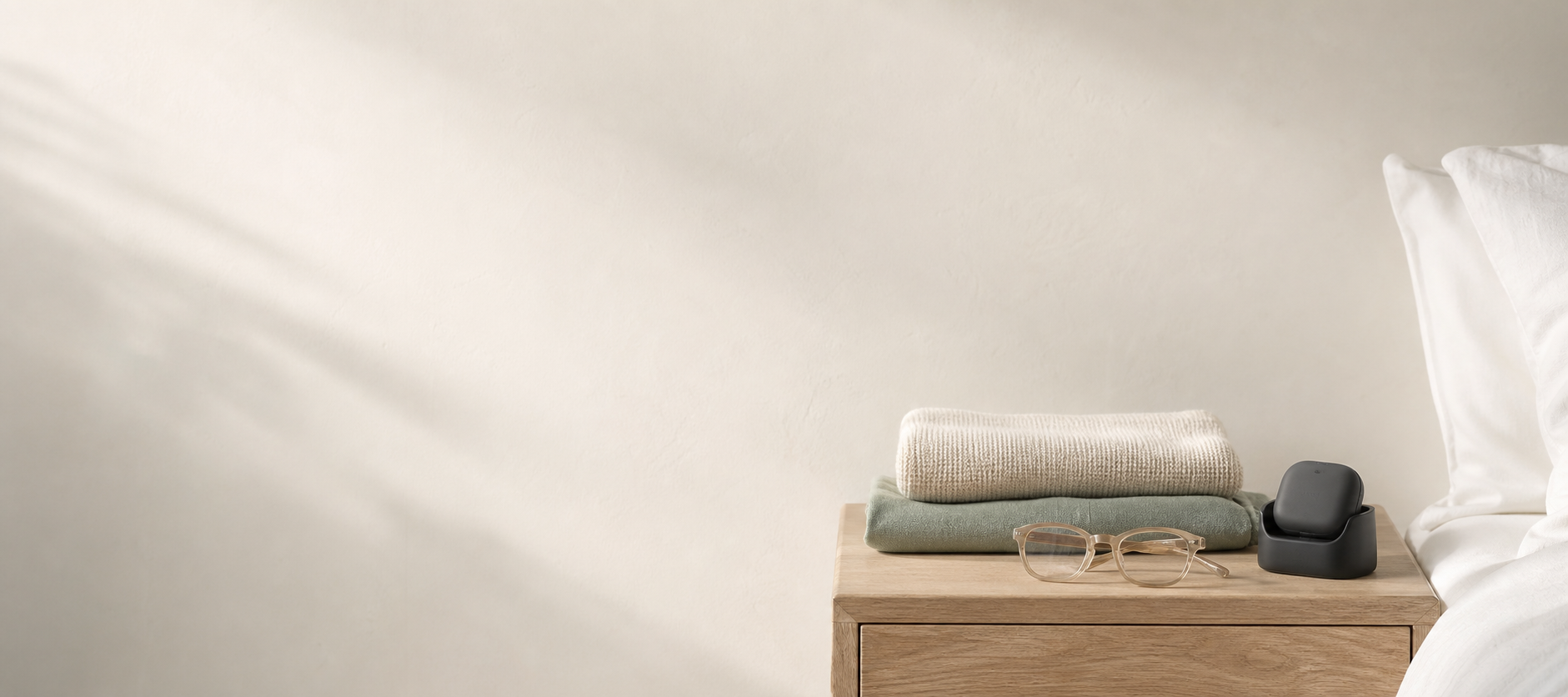 PeakFind everyday essentials arranged in a calm room