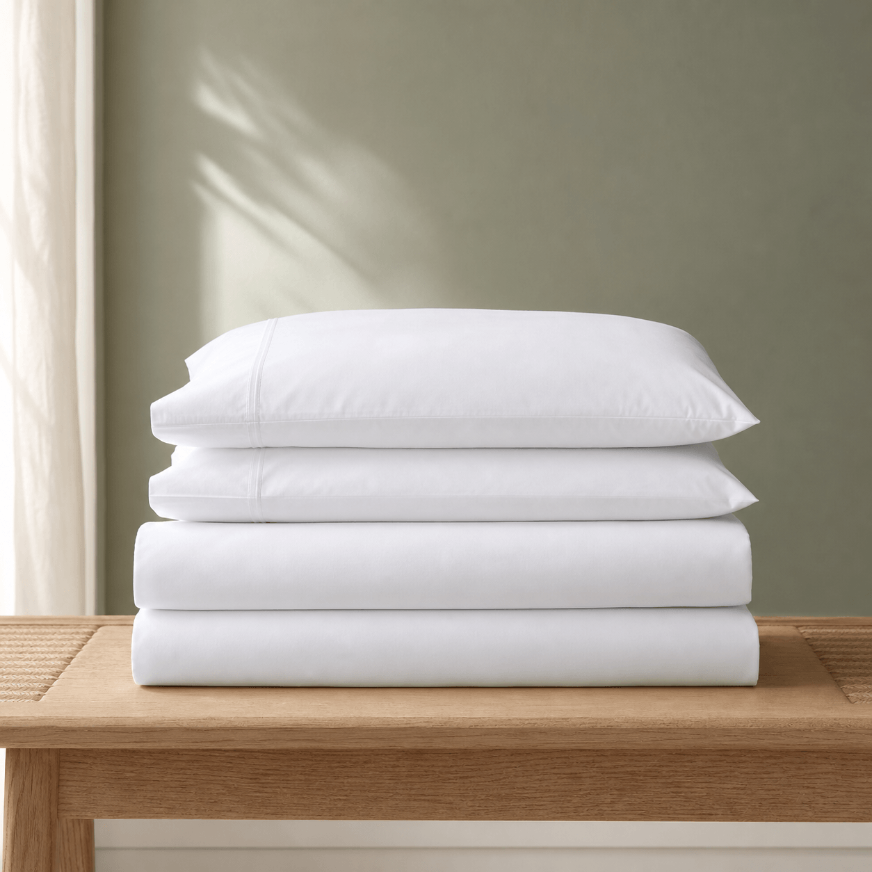 Crisp Percale Sheet Set