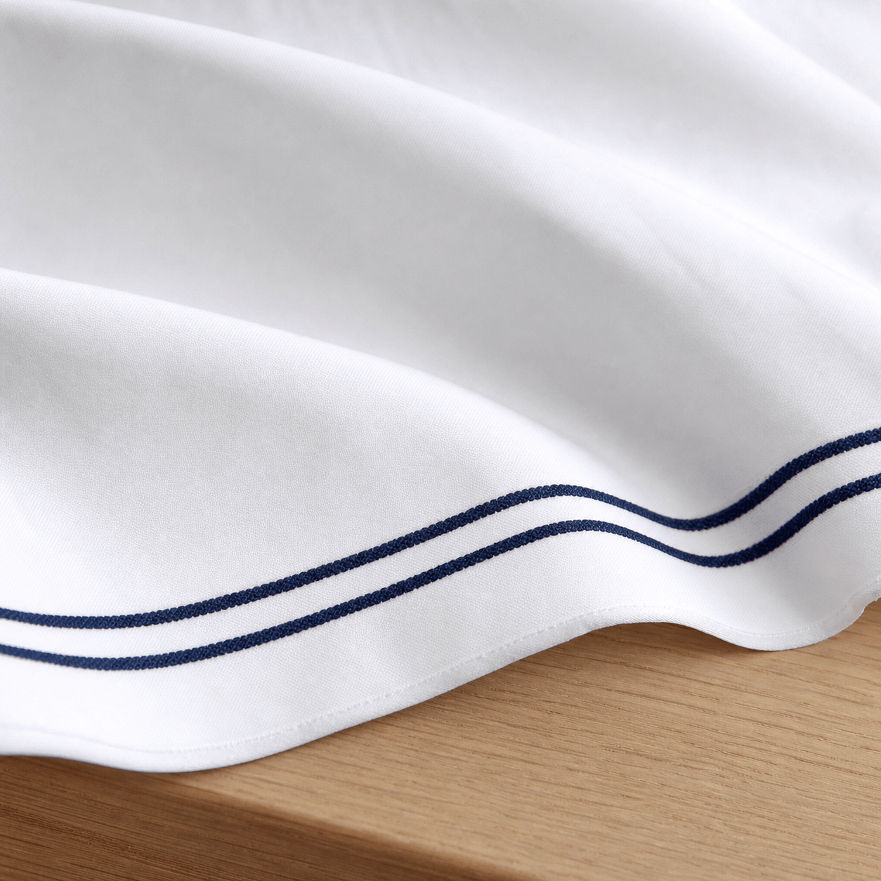 Hotel Stripe Sheet Set material detail