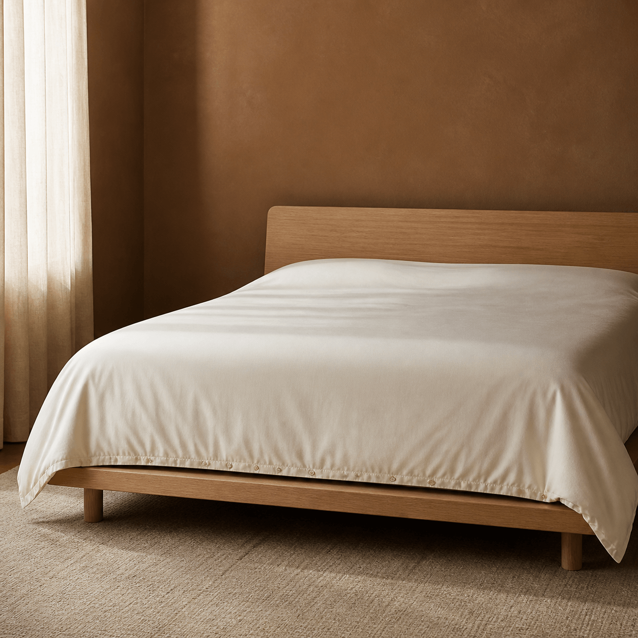 Luxe Sateen Duvet Cover lifestyle view