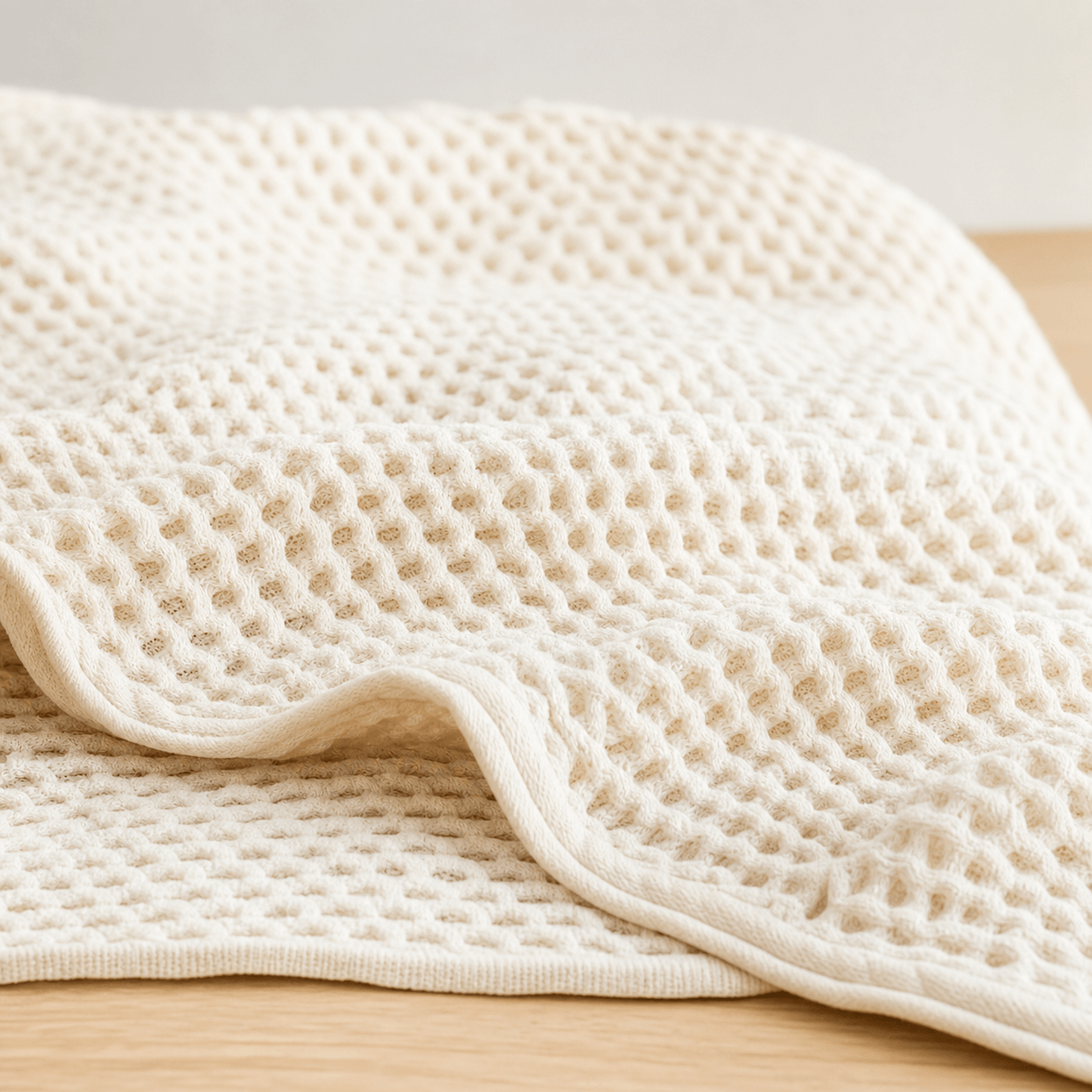 Organic Cotton Blanket material detail
