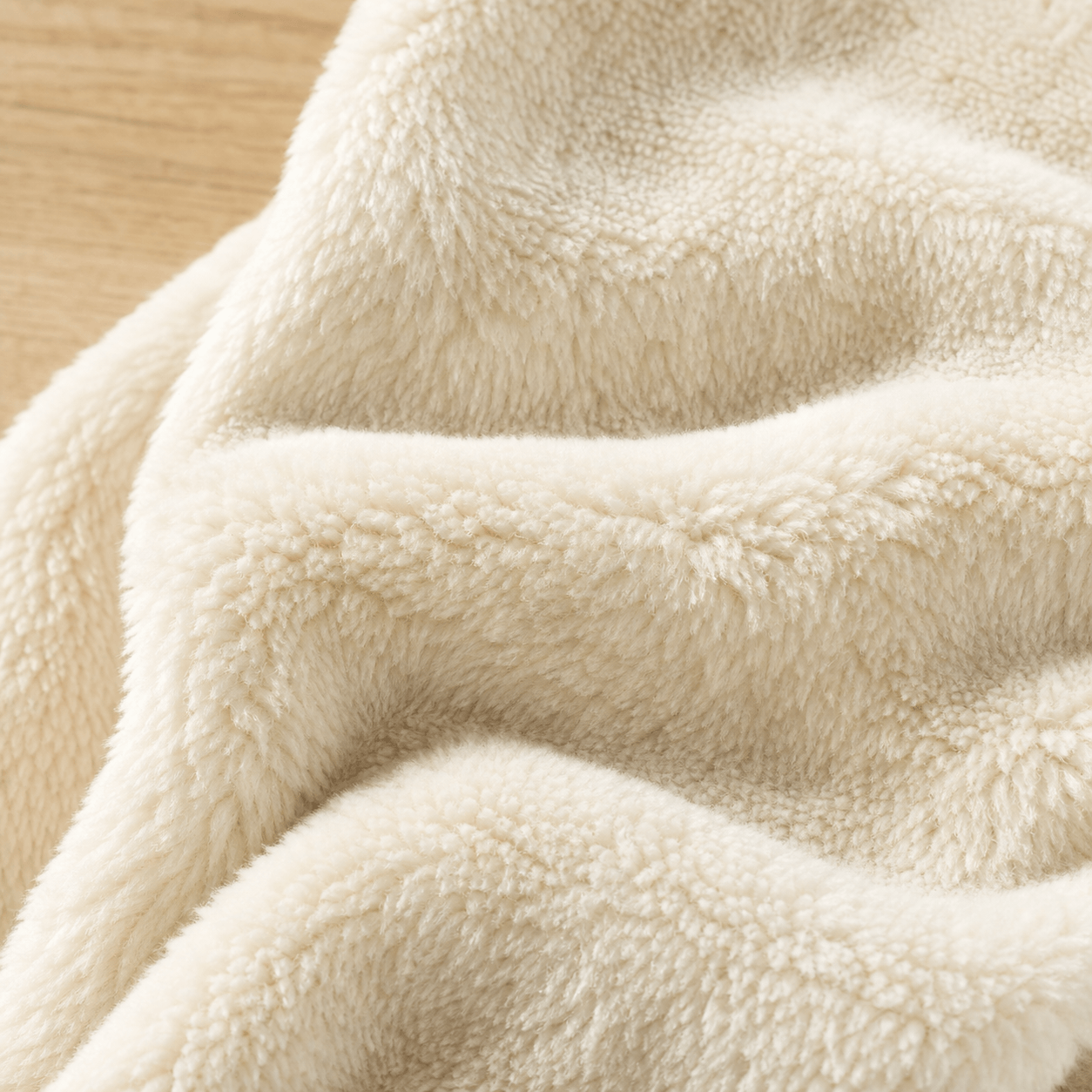 Winter Plush Blanket material detail